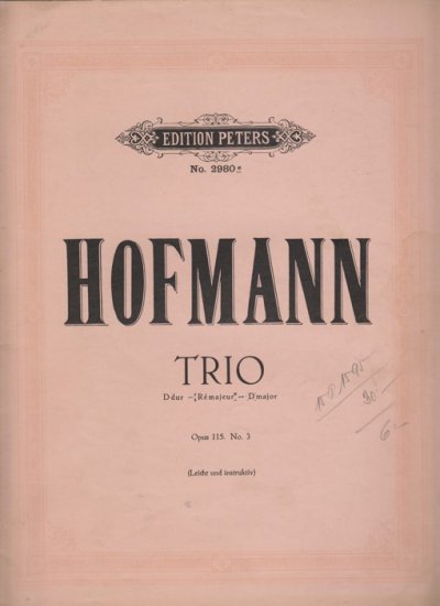 Trio D dur op. 115 - Kliknutím na obrázek zavřete