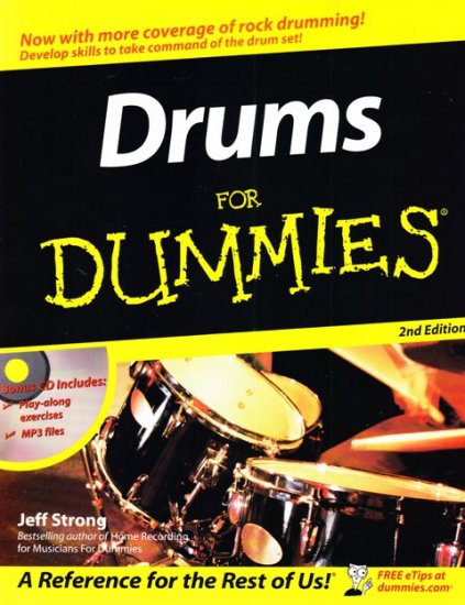 Drums for Dummies + CD - Kliknutím na obrázek zavřete