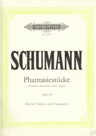 Phantasiestücke Op. 88 - Kliknutím na obrázek zavřete