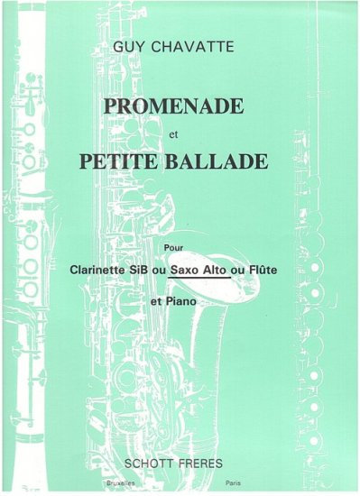 Promenade et Petite Ballade - saxophon - Kliknutím na obrázek zavřete