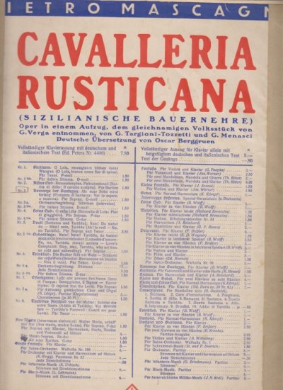 Cavalleria Rusticana (Romanze der Santuzza) - Kliknutím na obrázek zavřete