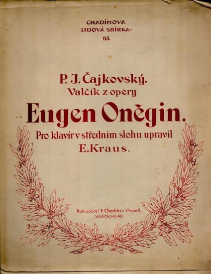 Valčík z opery Eugen Oněgin - Kliknutím na obrázek zavřete