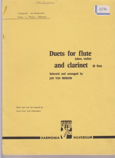 Duets for flute and clarinet - Kliknutím na obrázek zavřete