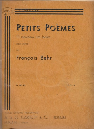 Petits Poémes - Kliknutím na obrázek zavřete