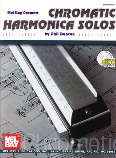 Chromatic Harmonica Solos + CD - Kliknutím na obrázek zavřete