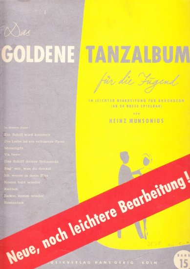 Goldene Tanzalbum Band 15 - Kliknutím na obrázek zavřete