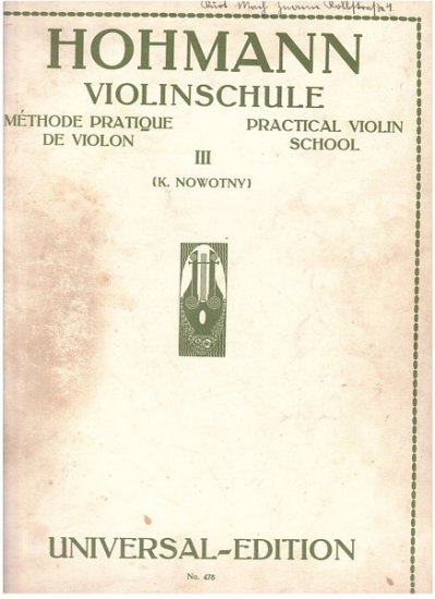 Violinschule 3 - Kliknutím na obrázek zavřete