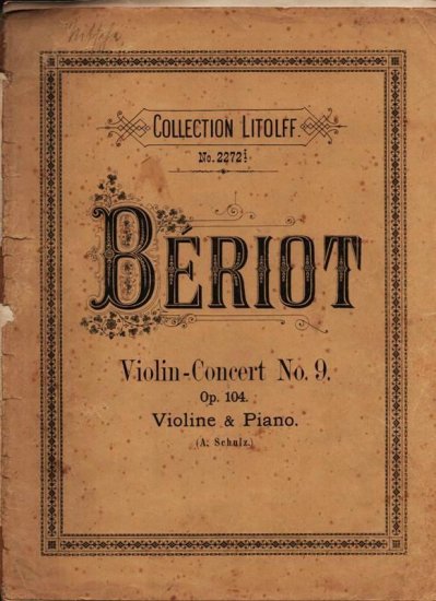 Violin Concert No. 9 Op. 104 - Kliknutím na obrázek zavřete