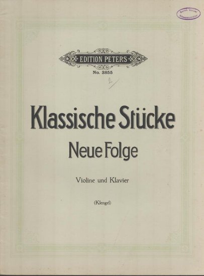 Klassische Stücke - Kliknutím na obrázek zavřete