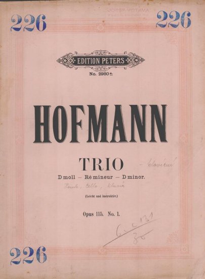 Trio d moll op. 115 - Kliknutím na obrázek zavřete