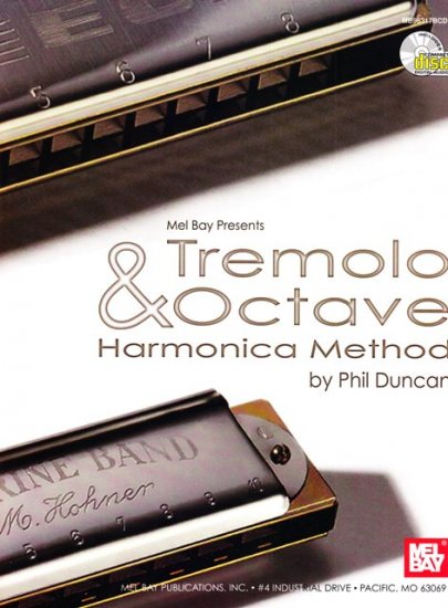 Tremolo & Octave Harmonica Method + CD - Kliknutím na obrázek zavřete
