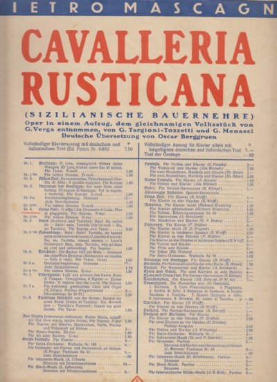 Cavalleria Rusticana (Polas Lied) - Kliknutím na obrázek zavřete