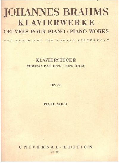 Klavierwerke op. 76 - Kliknutím na obrázek zavřete